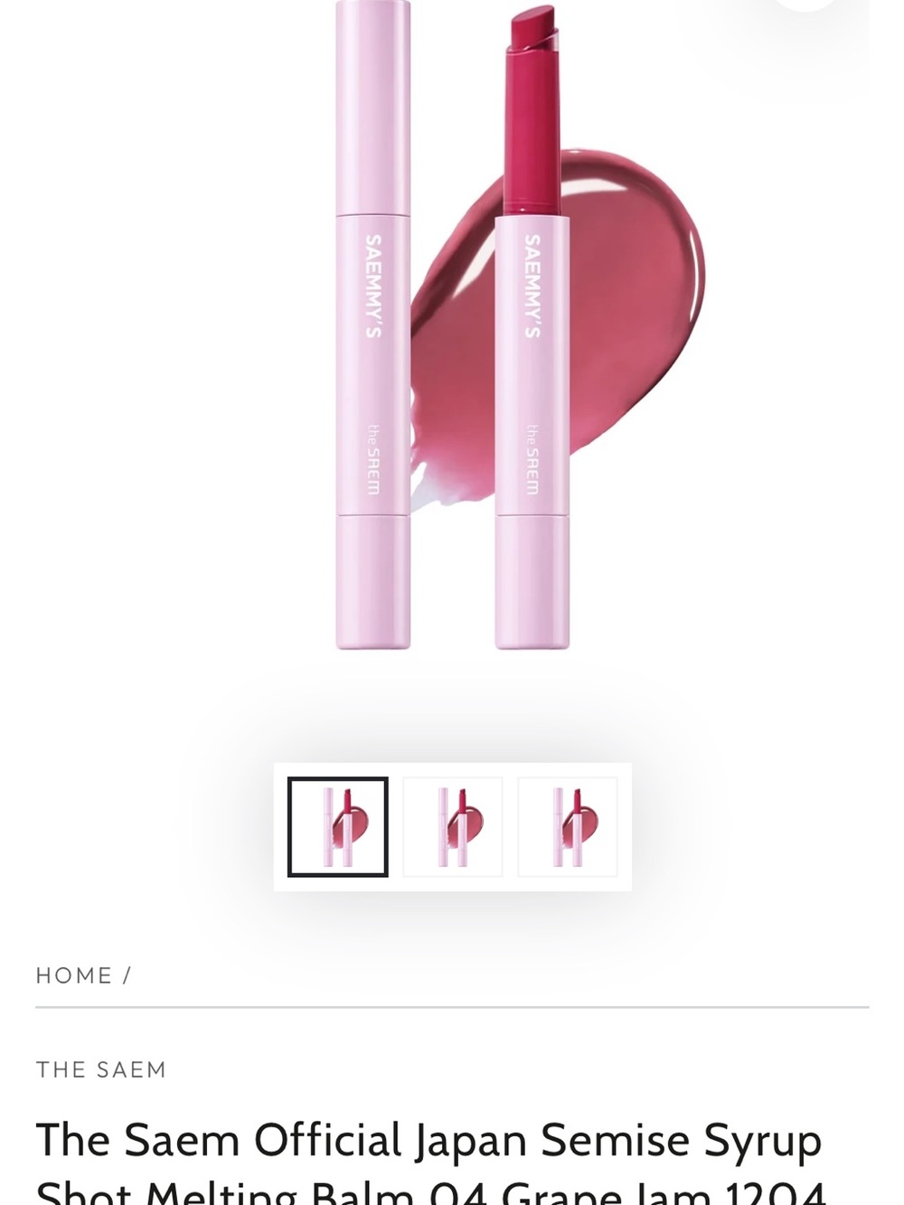 Melting Balm Tint — Soft Mauve Pink
